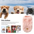 thumbnail image 4 of Chaleco de suéter para perros Abrigo cálido de lana de doble cara Sin mangas para el hogar (Rosa S) Sywqhk Libre de BPA, 4 of 7