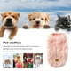 thumbnail image 2 of Chaleco de suéter para perros Ropa de abrigo de dibujos animados de vellón de doble cara para el hogar (Rosa M) Tmvgtek Para estrenar, 2 of 5