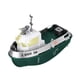thumbnail image 1 of Mini barco RC, regalos de cumpleaños, minibarcos de juguete para bañera para niños, niñas y ríos Verde, 1 of 9