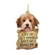thumbnail image 1 of Colgante de coche,Lindo adorno colgante para coche con forma de perro en acrílico,Espejo retrovisor interior decorativo universal,Colgante de regalo para espejo retrovisor de coche con forma, 1 of 9