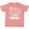 thumbnail image 3 of Inktastic My Best Friend is My Daddy with Hearts Boys or Girls Toddler T-Shirt, 3 of 5