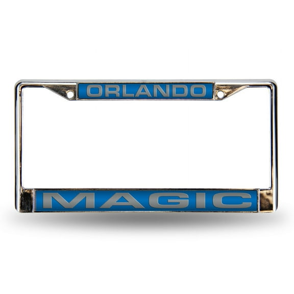 Orlando Basketball Magic Chrome Metal License Plate Frame Holder