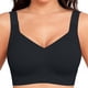 thumbnail image 2 of Sujetáneos para las Mujeres sin Alambre Interior sin Acolchado Empujar Suave Mantequilla Yoga Bralette, Tshirt Sujetáneos para las Mujeres sin Alambre Interior Sujetáneo Deportivo Diario, 2 of 5