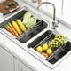 thumbnail image 5 of Kitchen Sink Retractable Drainage Basket Durable Fruit Vegetable Drain Basket Kitchen Accessories, 5 of 5