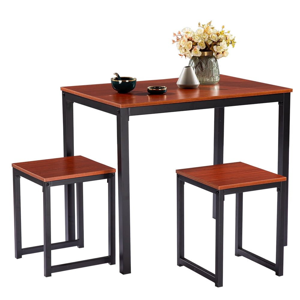 Dining Set Kitchen Table, 3Piece Bar Table Set, Home Dining Room Table
