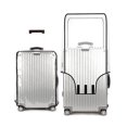 thumbnail image 4 of JFBUJC Clear Suitcase Cover Protectors, Luggage Cover For Wheeled Suitcase, 4 of 5