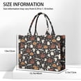 thumbnail image 3 of Large Capacity Tote Bag,Vintage Halloween Scene Pattern Handbag Fashion Luxury Tote Bag,15.7"x13"x 5.1" Inches,Laptop Compatible, 3 of 5