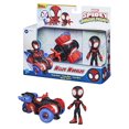 thumbnail image 3 of Marvel Spidey and His Amazing Friends Miles Morales Action Figure And Techno-Racer Vehicle, For Kids Ages 3 And Up, 3 of 6