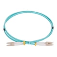 thumbnail image 1 of Unique Bargains 1 Meter 3.2Ft Fiber Patch Cable Multimode Duplex LC-LC OM4 LSZH Fiber Optic Jumper Green For Optical Fiber 1Pcs, 1 of 6