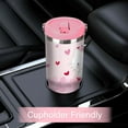 thumbnail image 5 of Cartoon Hello Pink Heart Cat 30oz Tumbler with Handle Cute Kawaii Water Bottle for Girl Women Stainless Steel Insulated Travel Coffee Cup with Straw and Lid, 5 of 5