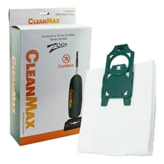 Freedom Type L Clean Max ZM-800 Vacuum Bags 6-Pack | Replacement Dust Bags for Cordless Stick Vacuums | ZM800 Type L Filter Bags