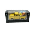 thumbnail image 4 of 5" Sunshine Yellow Die-Cast Easter Truck Statues - Bright Metal Pickup Car Models - Spring Daffodil Sunflower Decor - Holiday Happy Party Kid Toy Gifts - Cheerful Alloy Props - Vintage Farmhouse, 4 of 6