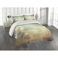 thumbnail image 2 of Ambesonne Vintage Quilted Coverlet 3 Pcs, Sky Dream Star, King Size, Blue White, 2 of 4
