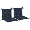 thumbnail image 1 of Outsunny Ensemble de 2 Coussins de Chaise de Jardin Coussin d'Assise Confortable avec Dossier, 1 of 10