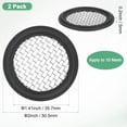 thumbnail image 3 of Uxcell 2-Pack 10 Mesh Junta Sanitaria FKM de 1.5 Pulgadas con Pantalla de Acero Inoxidable Junta Tri-clover Negra, 3 of 6
