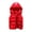 Red, variant on BAETEUY Men Cotton Vest Autumn Winter Hooded Sleeveless Zipper Placket