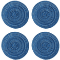 thumbnail image 1 of Manteles individuales ovalados lavables, antideslizantes, resistentes al calor, trenzados, para mesa de comedor, cenas familiares, vacaciones, 1 of 5