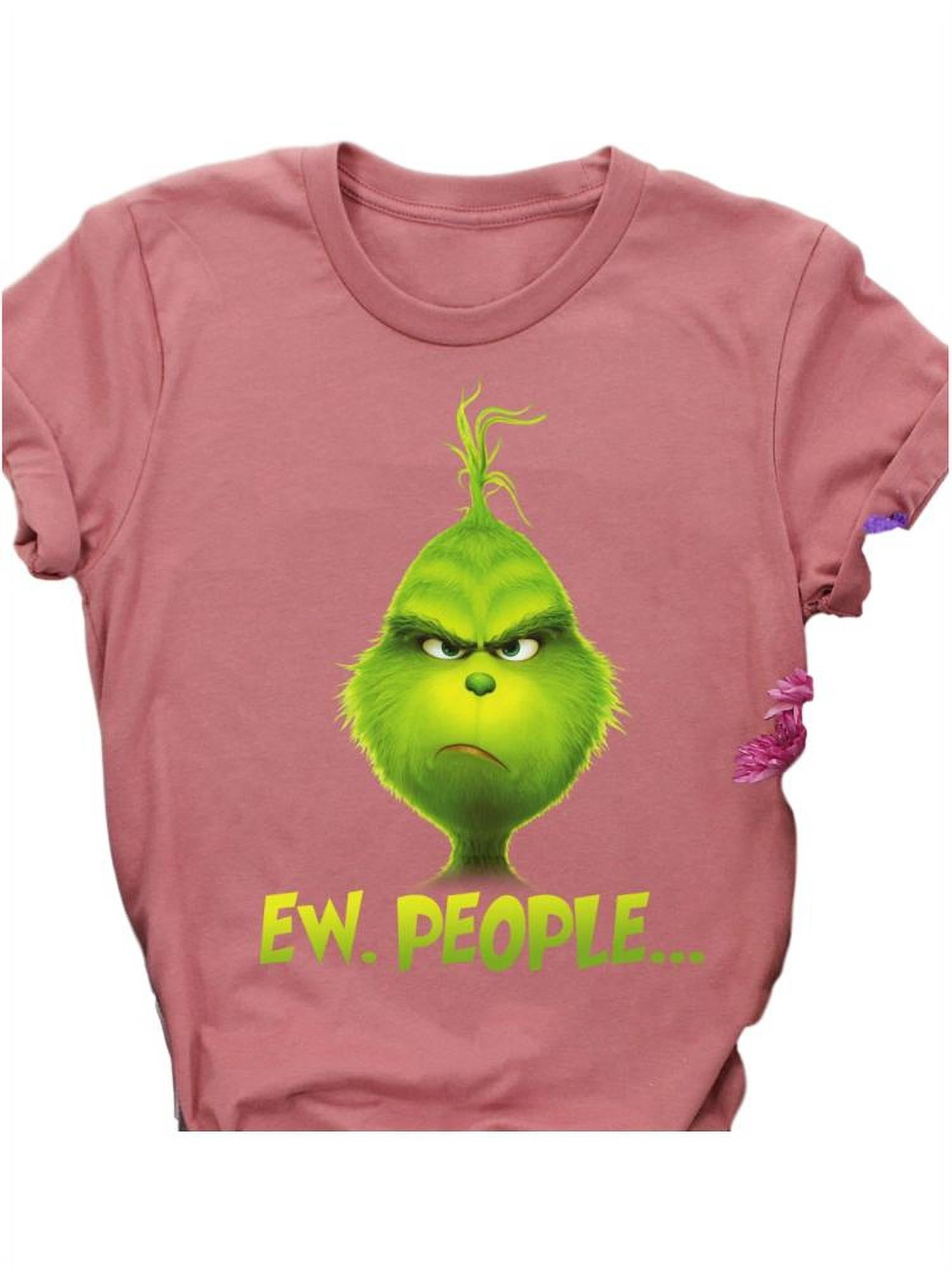 Print Funny Grinch Christmas T-shirt 