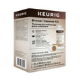 thumbnail image 1 of Keurig Brewer Cleanse Kit For Maintenance Includes Descaling Solution & Rinse Pods, Compatible With Keurig Classic/1.0 & 2.0 K-Cup Pod Coffee Makers, 4 Count, 1 of 8
