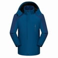 thumbnail image 2 of Womens Coats Outerwear Winter Women's Winter Detachable Cap and Windproof Thickened Fleece Outdoor Sports Warm Jacket, 2 of 4