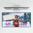 thumbnail image 4 of Hello Welcome Winter The Ski Afghan Hound Snowy Day Desk Mat Full Keyboard Mouse Pad Dog Lover Large Mousepad - 13013, 4 of 5