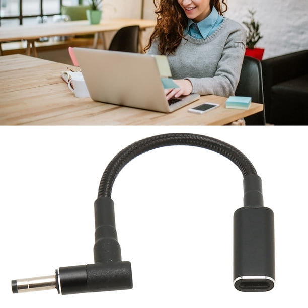 Adaptador USB C A CC, Femenino USB C Safe Eficiente A 4.0x1.7 mm CC Convertidor de Carga de Adaptador Masculino Pequeño Portátil para viajar