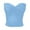 C-Light Blue761, variant on Strapless Tube Tops For Women Crop Tank Top Tight Twist Front Solid Color Basic Cami Shirts Casual Party Wear