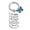 0216, variant on Friendship Keyring Rustproof Stainless Steel Key Chain Perfect Keepsakes Birthday Christmas Gift For Close Friend