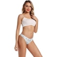 thumbnail image 3 of Seamless Thongs for Women No Show Thong Underwear Women 5 Pack, 3 of 6