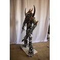 thumbnail image 6 of Nifao Colorfull impresive Statue of a warrier made of metal scraps – Outdoor Garden Decor Sculpture, 48"L x 20"W x 82"H, 6 of 12