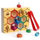 thumbnail image 1 of Juguete de habilidad motora fina para niños pequeños, juego de combinación de abeja a colmena, madera Montessori, 1 of 5