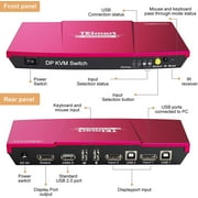 TESmart 2-Port KVM Switch - DisplayPort 1.2
