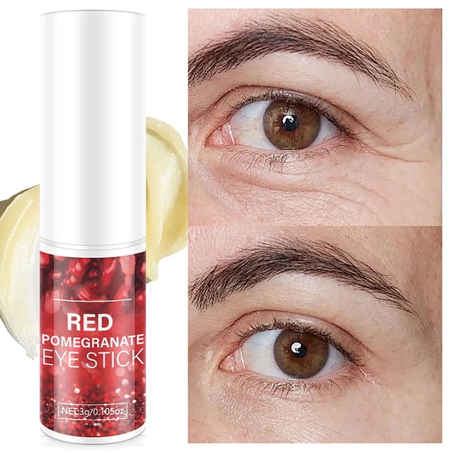 Fiudx Crema de Ojos En Barra de Granada, Fórmula Reafirmante y con Efecto Lifting, Hidratante, Diseño Suave y No Irritante, Reduce Las Ojeras, para Todo Tipo de Piel, Aplicación Práctica En Cualquier