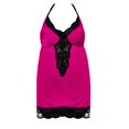 thumbnail image 5 of Lingerie for Women Nightdress Sleepwear G String V Neck Dress Lace Women Hot Pink 4XL, 5 of 5