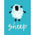 thumbnail image 2 of Phillip, Jamie 15x18 White Modern Wood Framed Museum Art Print Titled - Sheep, 2 of 4