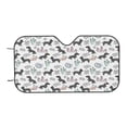thumbnail image 7 of Haiem Dachshund Dog Puppy Car Windshield Sun Shade - Blocks UV Rays Sun Visor Protector, Sunshade to Keep Your Vehicle Cool, Universal Fit SUV Van Sedan-, 7 of 7