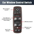 thumbnail image 3 of Unique Bargains 04602632AG Interruptor de ventana eléctrica del lado del conductor delantero izquierdo para Dodge Journey Crew R/T SE SXT 2009-2010, 3 of 7