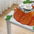 thumbnail image 5 of HAOXIT Thanksgiving Day Square Tablecloth,autumn harvest pumpkin Print pattern,Stain Wrinkle Resistant Reusable Washable Print Square tablecloths,for festival celebrate holiday party 36*36, 5 of 8