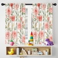 thumbnail image 5 of Blackout Kids Curtains,Pioneer Flower Floral Print Pattern Childrens Insulated Curtains Set Of 2,Bedroom Essentials,Toddler Room Decor 42"x54", 5 of 5