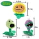 thumbnail image 2 of Jhesao 10 Piezas Plantas Y Zombis Peluche Pvz Peluches Zombis Abrigo Marrón Juguetes Zombis Normales Pvz 1 2 Muñeco Suave Relleno Zombis Grises Nuevo, 2 of 5