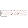 thumbnail image 3 of Flower Upholstery Fabric by the Yard, Dots and Flowers Pattern Calico Bloom Simple Illustration, Decorative Fabric for DIY and Home Accents, Dark Coral White by Ambesonne, 3 of 5