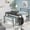Black 80CM, variant on Overbed Table with Wheels, 31.5" Laptop Desk Cart Adjustable Height & Length, Rolling Hospital Table for Bedridden Patient, Home Office Computer Stand, Black