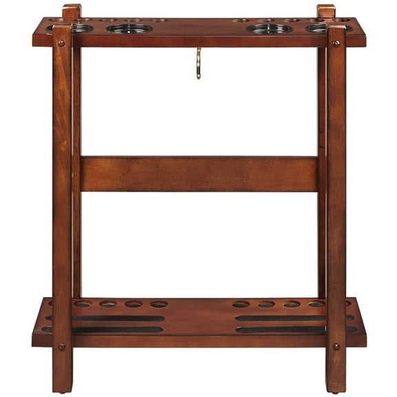 RAM Gameroom Products SFCR-CN Straight Floor Cue Rack - Chestnut
