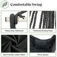 thumbnail image 7 of Yacona C-Type Hammock Hanging Chair with Stand, Outdoor Hammock Chair Swing, Hanging Chair with Neck Pillow, for Patio and Garden,Bedroom, Balcony, 300lbs, 7 of 7