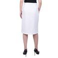 thumbnail image 3 of Petite Slim Tweed Double Knit Skirt with Pockets, 3 of 3