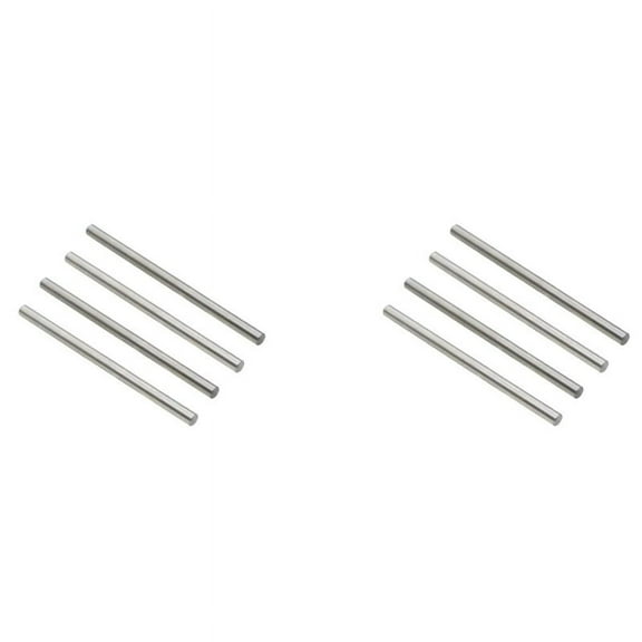 8Pcs Hinge Pin Lower 4X67.5mm ARAC5032 for ARRMA 6S 1/7 Limitless Infraction 1/8 Kraton RC Car Parts,Silver