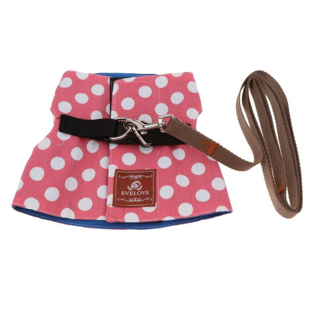 cat and dog Leash For Walking Pet Kitten Kitty Arnés Chaleco con BowKnot Duradero - M Punto Yinane Pet Dog Cat Harness