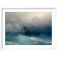 thumbnail image 2 of Ship on Stormy Seas, Scenic Transportation World Culture Framed Art Print Wall Art by Ivan Konstantinovich Aivazovsky Sold by Art.Com, 2 of 5