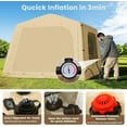 thumbnail image 6 of Slsy Inflatable Camping Tent with Pump, Inflatable Tent for Camping 6 People Large Blow Up Air Tents House, Waterproof Luxury Glamping Tent with Mesh & Chimney Window, 6 of 7