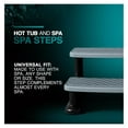 thumbnail image 2 of Spa Steps for Hot Tubs - 3 Step Outdoor Hot Tub Steps with No Slip Grip - Universal Fit for Any Spa Shape - Light Grey, 2 of 6